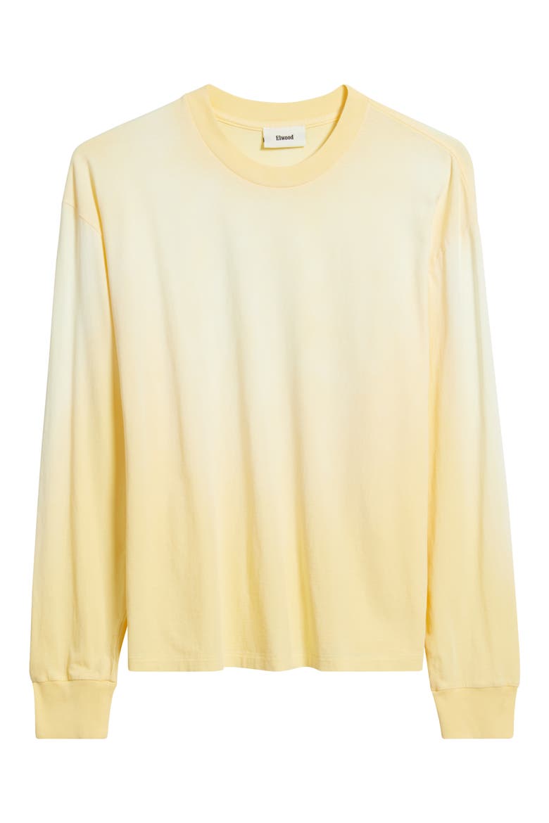 Core Oversize Long Sleeve T-Shirt, Alternate, color, SUN FADED BUTTER