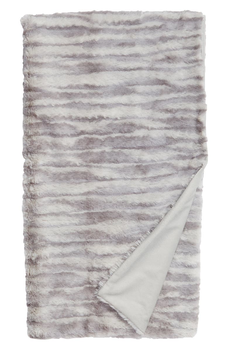 NORDSTROM AT HOME Soft Ribbed Plush Throw, Main, color,
