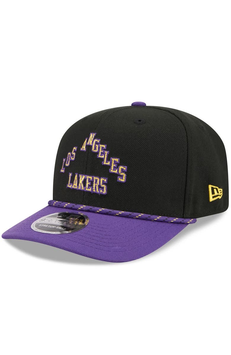 New Era Men's New Era Black/Purple Los Angeles Lakers 2025/26 City Edition 9SEVENTY Adjustable Hat, Alternate, color, Black