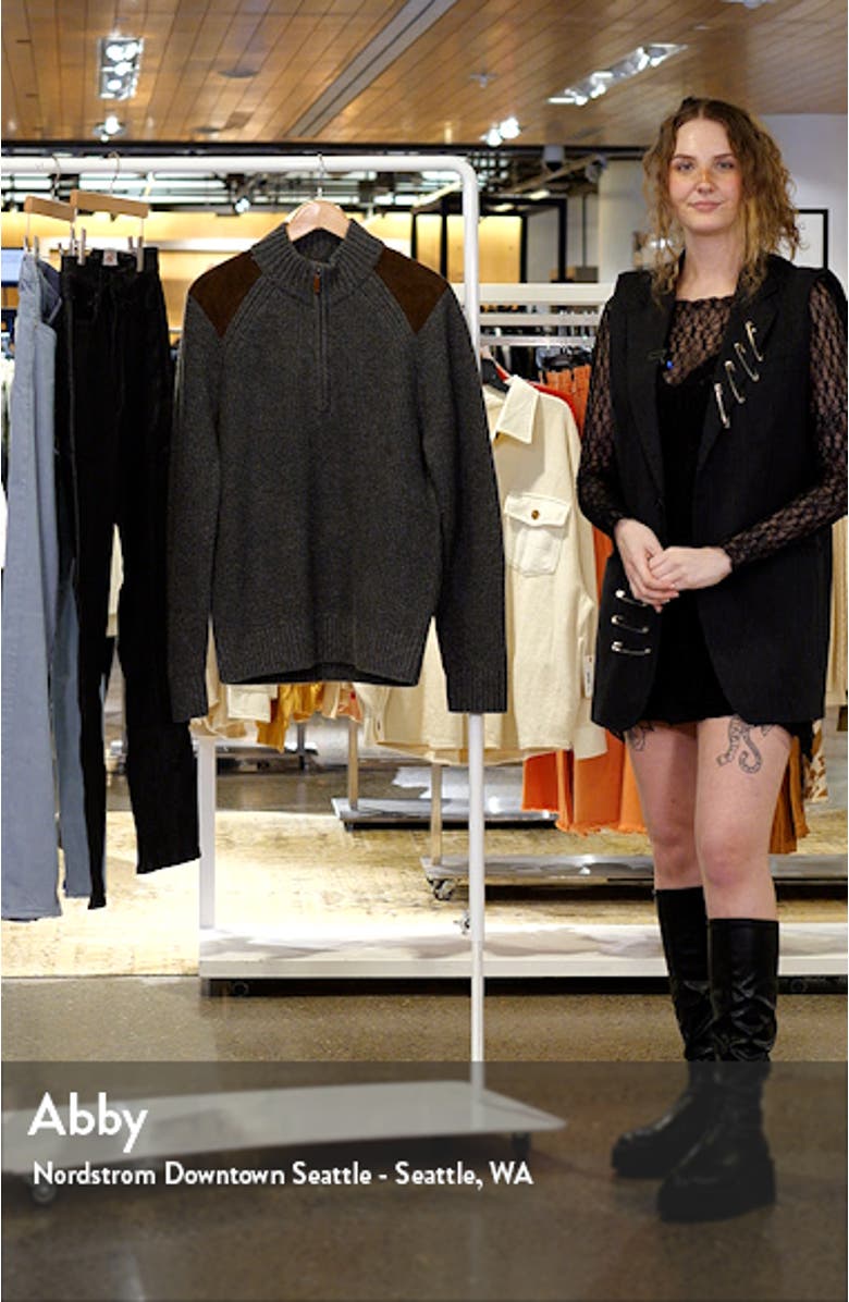 Military Wool Half Zip Sweater, sales video thumbnail