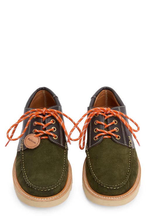 Barbour X Wildbunch Southfield Derby In Green Brown