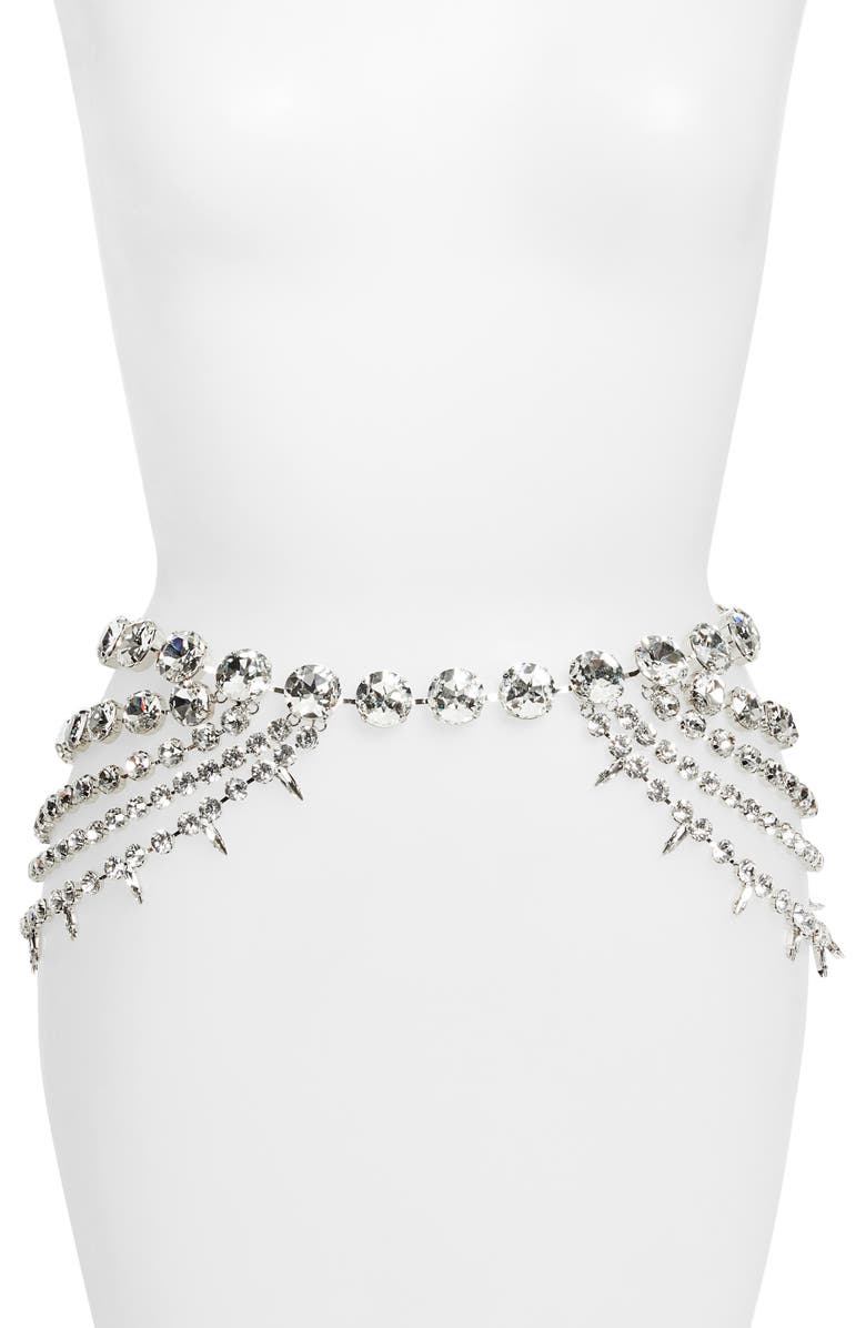 Area Layered Crystal Belt, Main, color, 