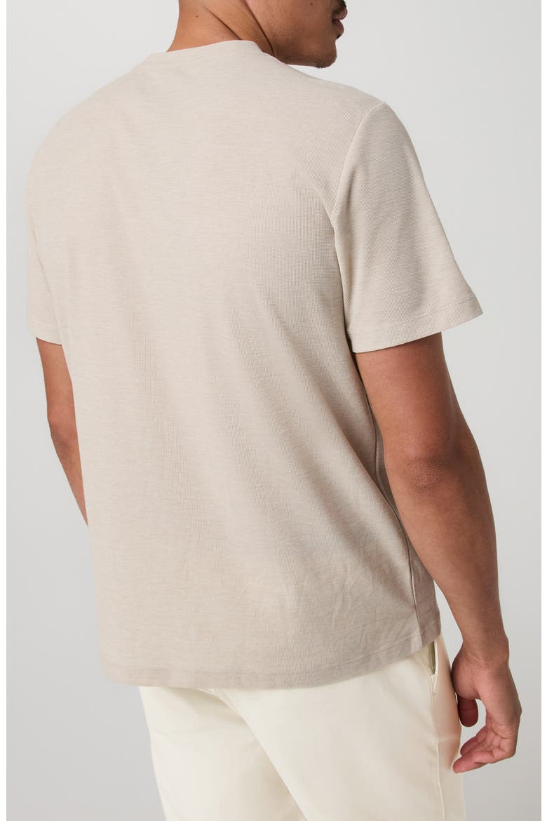 Micro Waffle Pocket T-Shirt, Alternate, color, DESERT HEATHER