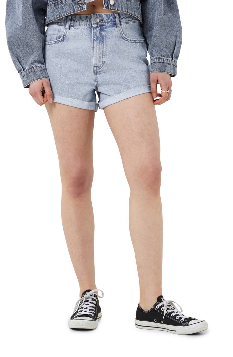 Noisy may Drew Festival High Waist Denim Shorts, Main, color,
