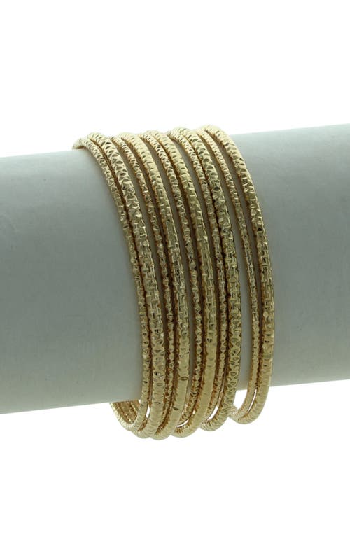 Olivia Welles Inaya Set Of 10 Bangle Bracelets