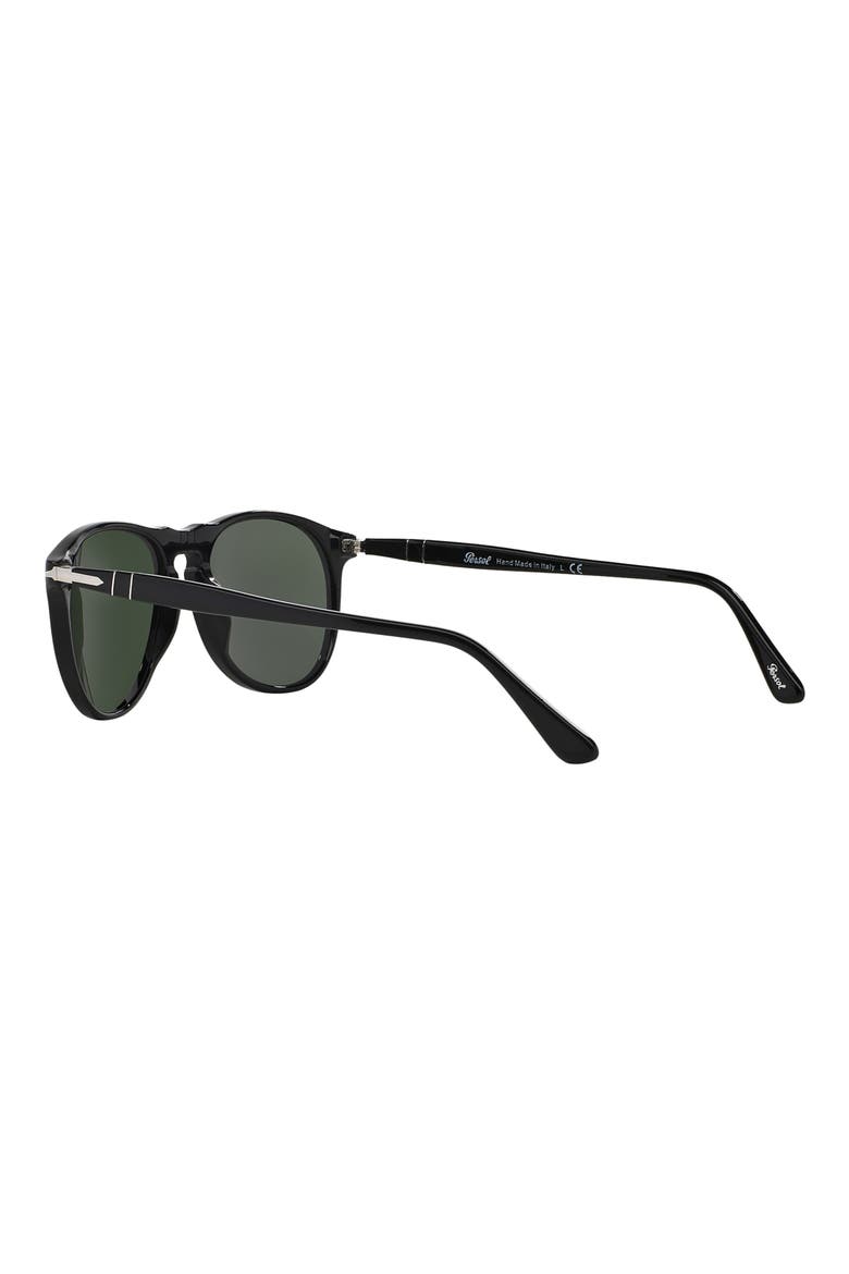55mm Pilot Sunglasses, Alternate, color, BLACK