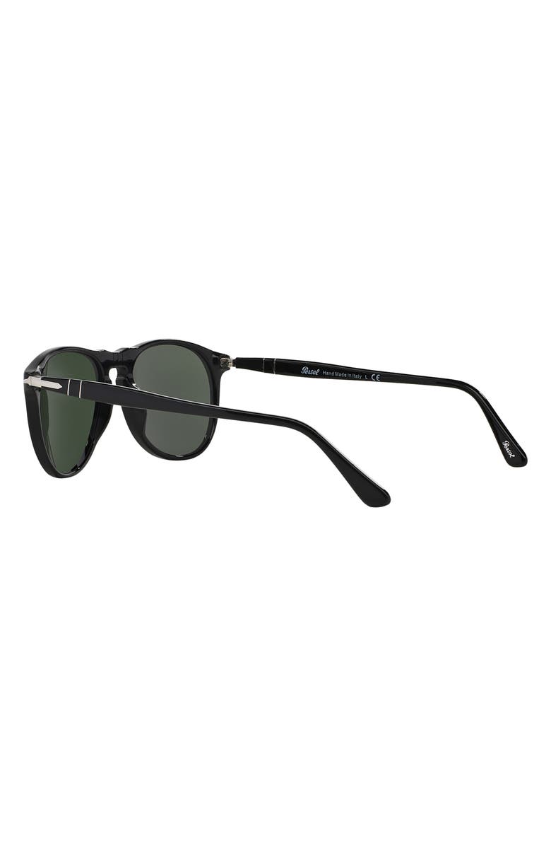 Persol 55mm Pilot Sunglasses, Alternate, color, Black