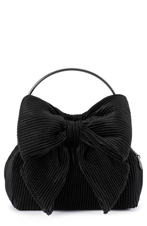 Elise Pleated Top Handle Bag