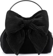 Olga Berg Elise Pleated Top Handle Bag