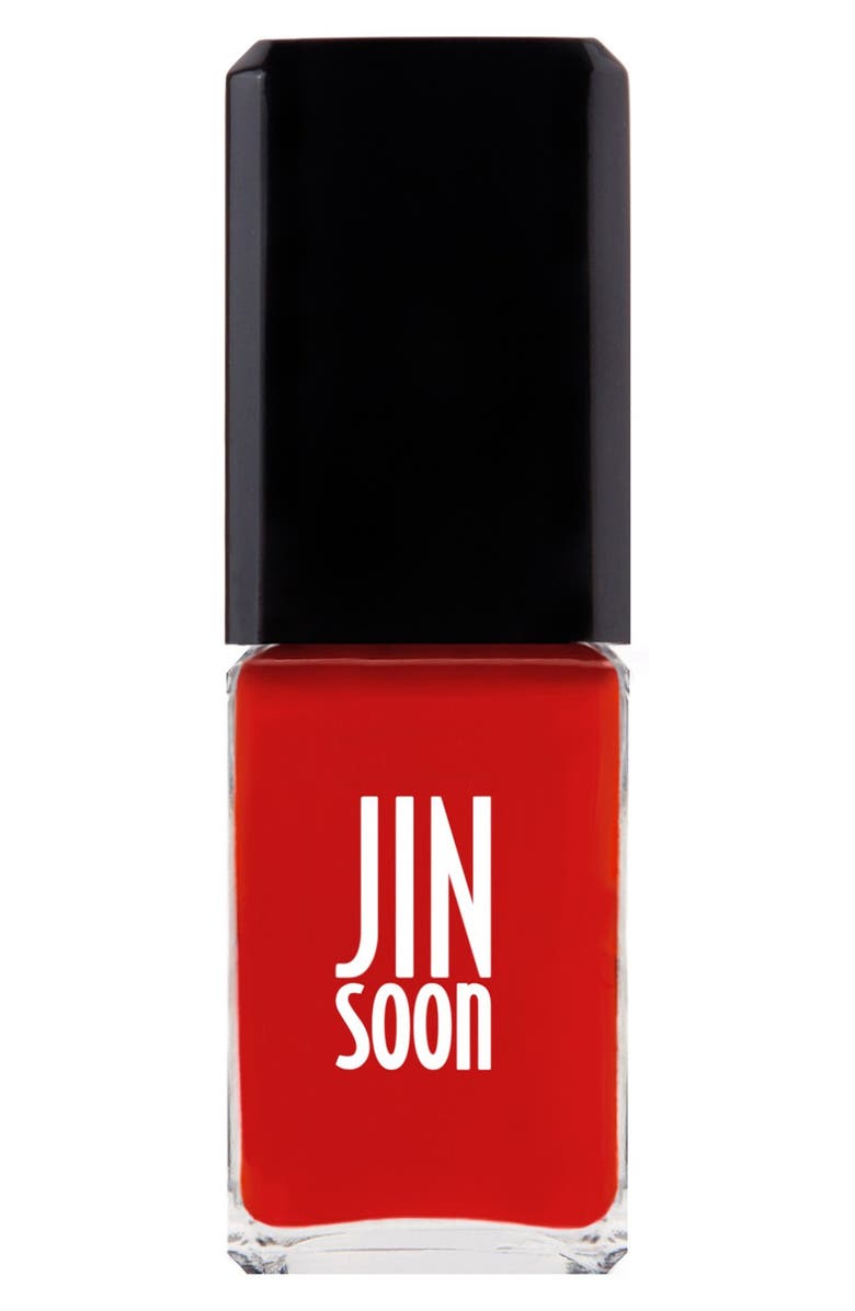JINsoon 'Pop Orange' Nail Lacquer, Main, color, 