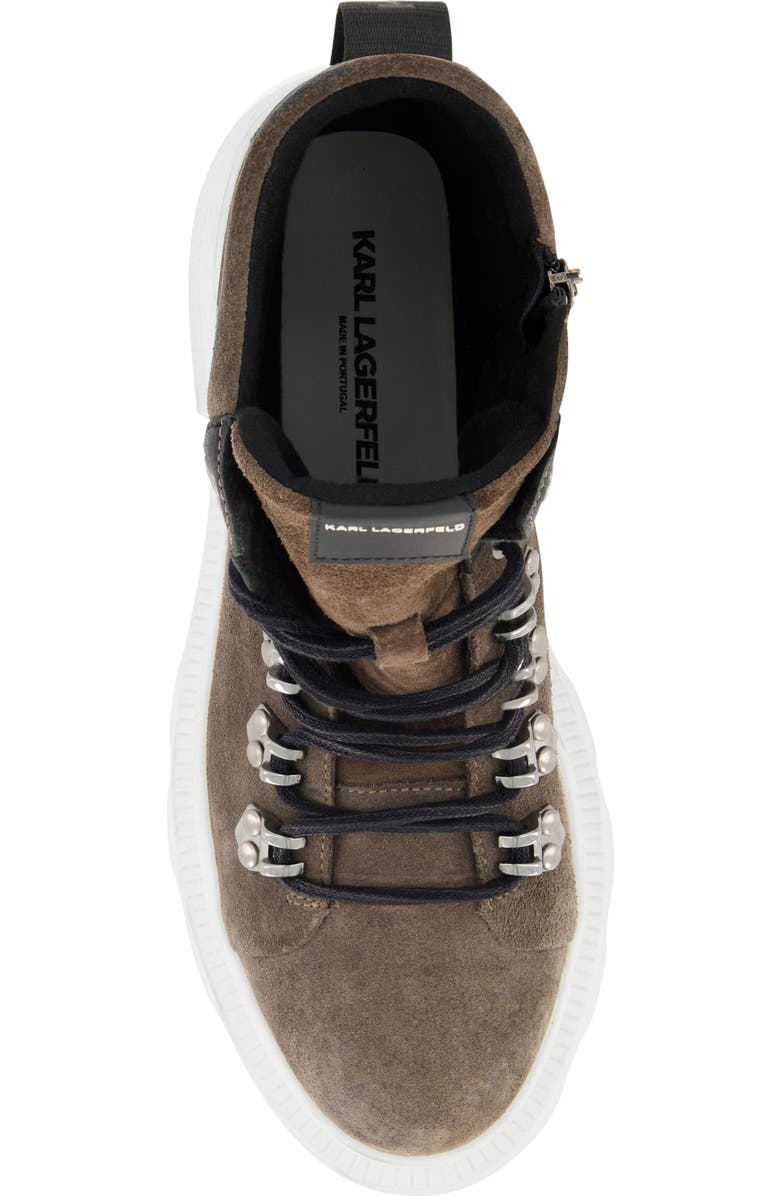 KARL LAGERFELD PARIS Lug Sole Hiker Boot, Alternate, color,