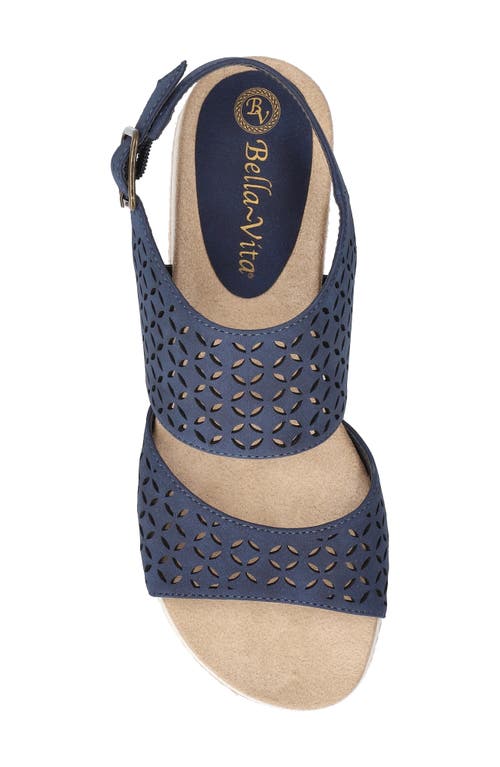 Bella Vita Inaya Slingback Sandal In Navy