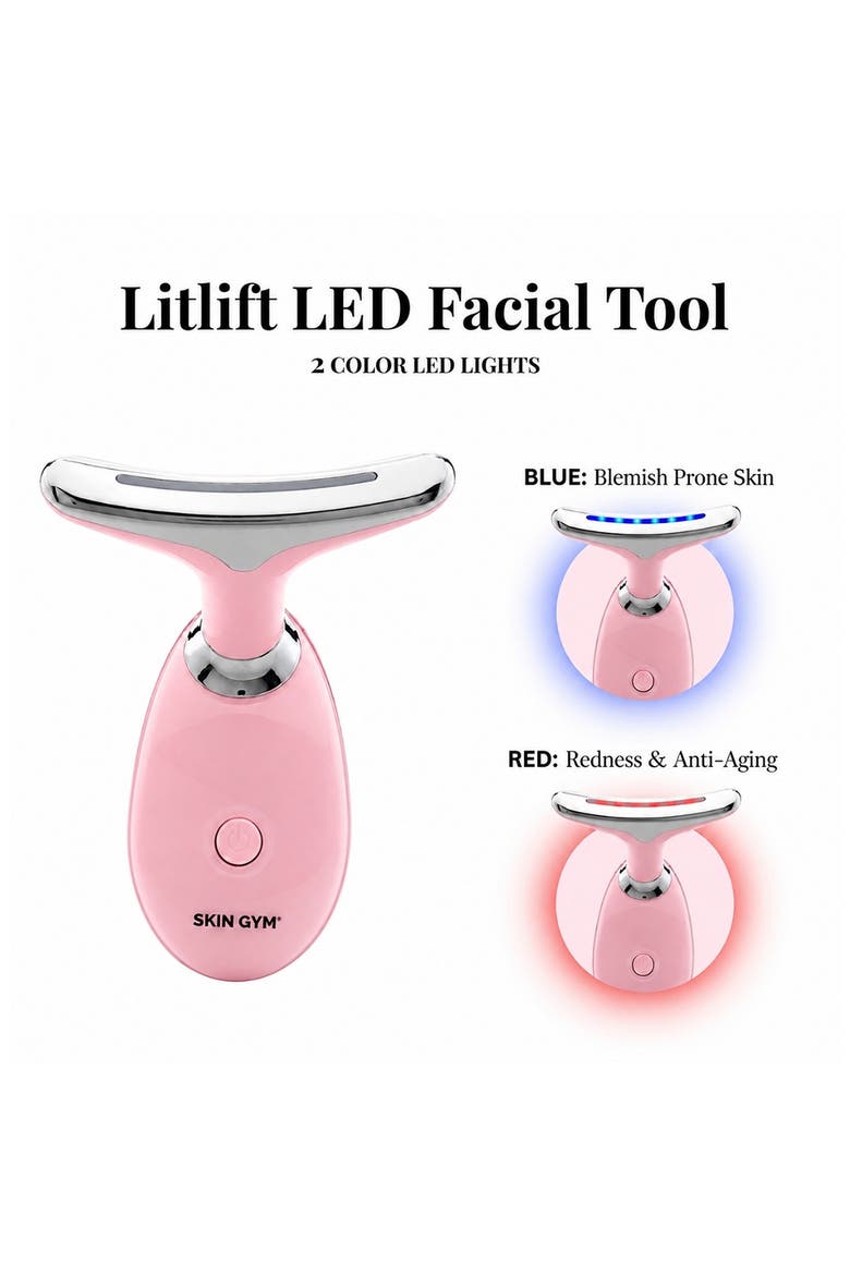 LitLift LED Facial Tool, Alternate, color, PINK