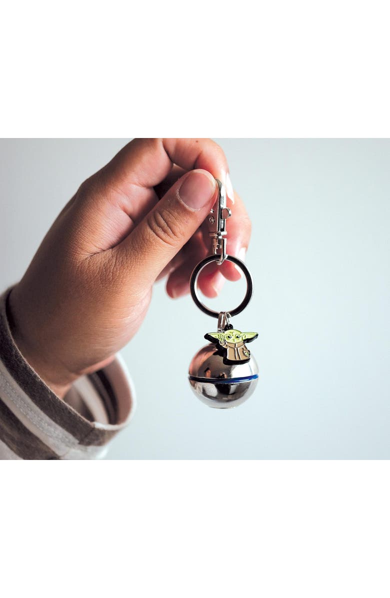 Toynk Star Wars The Mandalorian Razor Crest 3D Shifter Knob with Grogu Keychain, Alternate, color, Silver