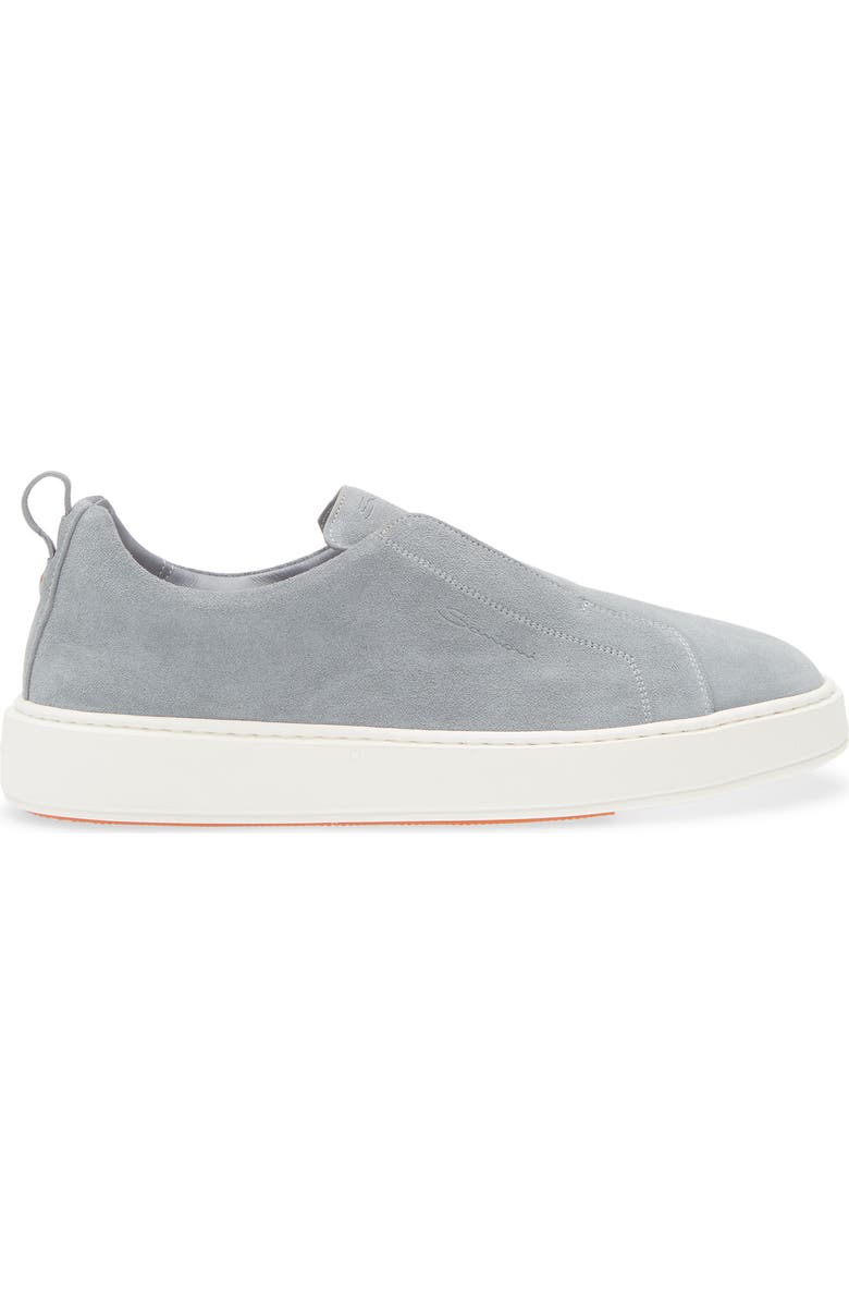 Santoni Victor Sneaker, Alternate, color, Light Blue