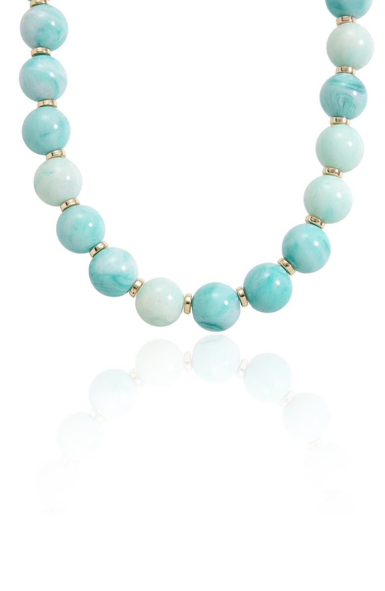 Ettika Stone Beaded Necklace, Alternate, color, Turquoise