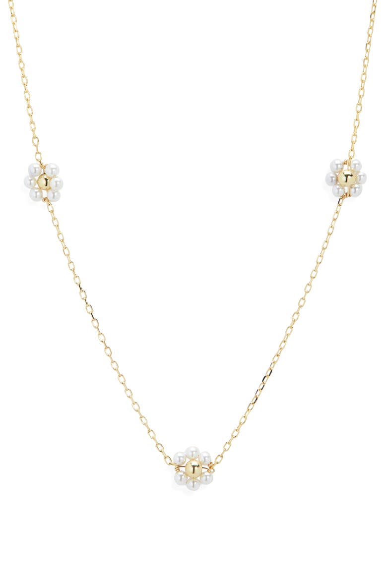 Daisy Necklace, Alternate, color, GOLD