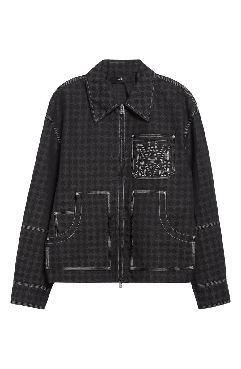 AMIRI MA Quad Work Jacket, Alternate, color, Black
