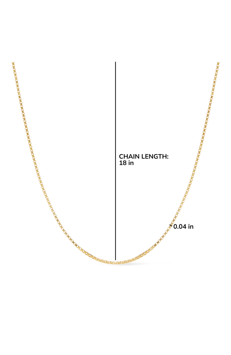 Ana Luisa Box Chain Necklace - Jo Gold, Alternate, color, Gold