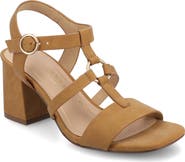 Journee Collection Merisol Block Heel Ankle Strap Sandal