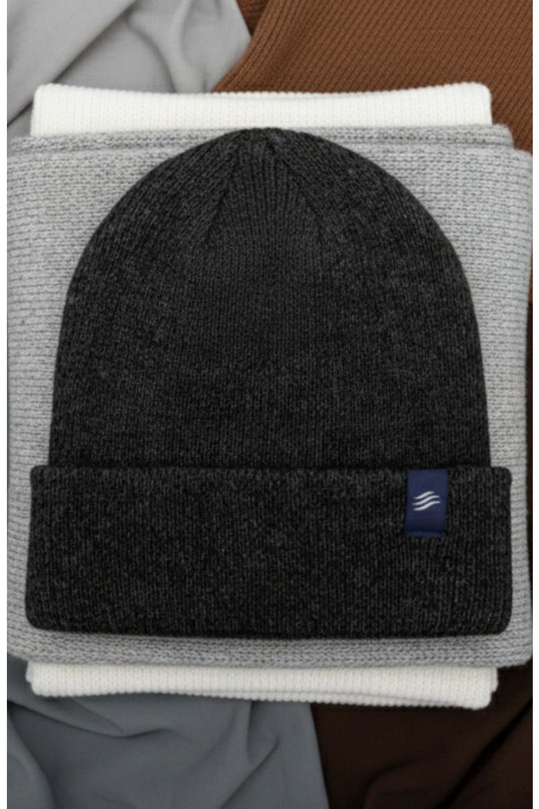The Softest Ultra cozy Yak Yarn Heathered Knit Beanie, Alternate, color, Light Heather Grey