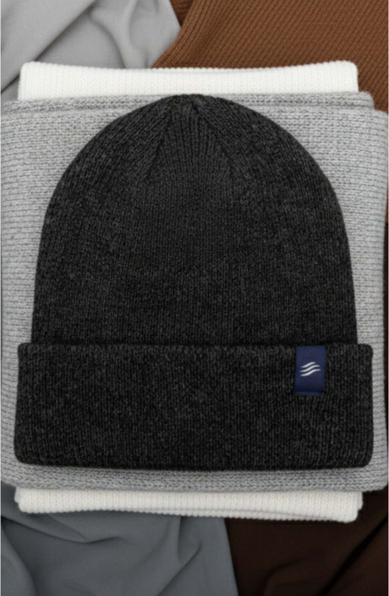 United By Blue The Softest Ultra cozy Yak Yarn Heathered Knit Beanie, Alternate, color, Light Heather Grey