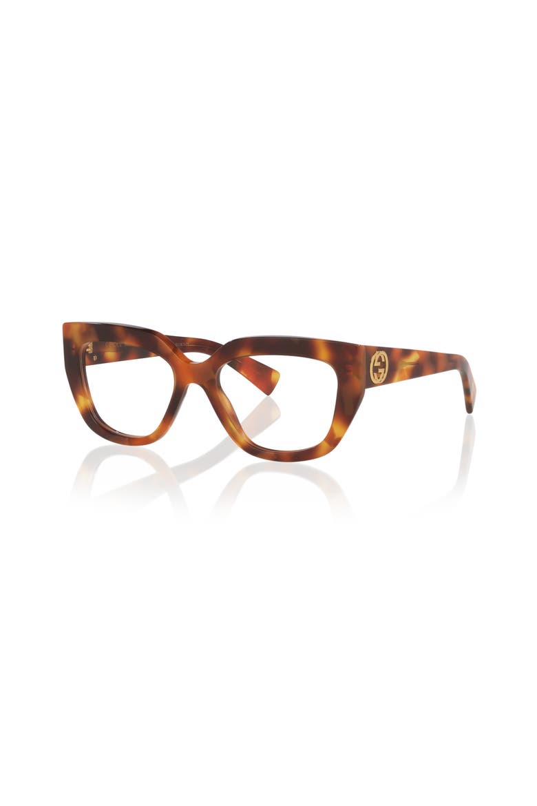 53mm Cat Eye optical glasses, Main, color, Tortoise