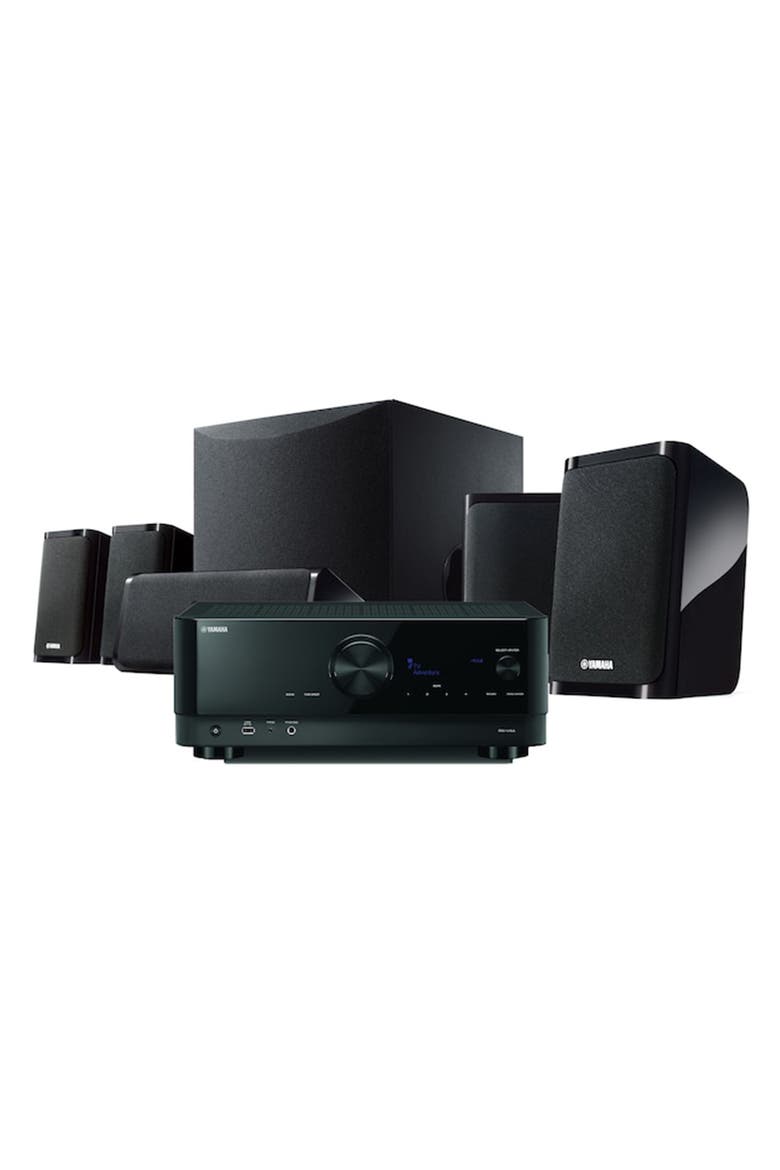 YHT-5960U 5.1-Channel Premium Home Theater System with 8K HDMI and MusicCast, Main, color, Black