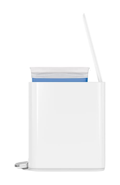 Simplehuman 5l Slim Step Trash Can In White