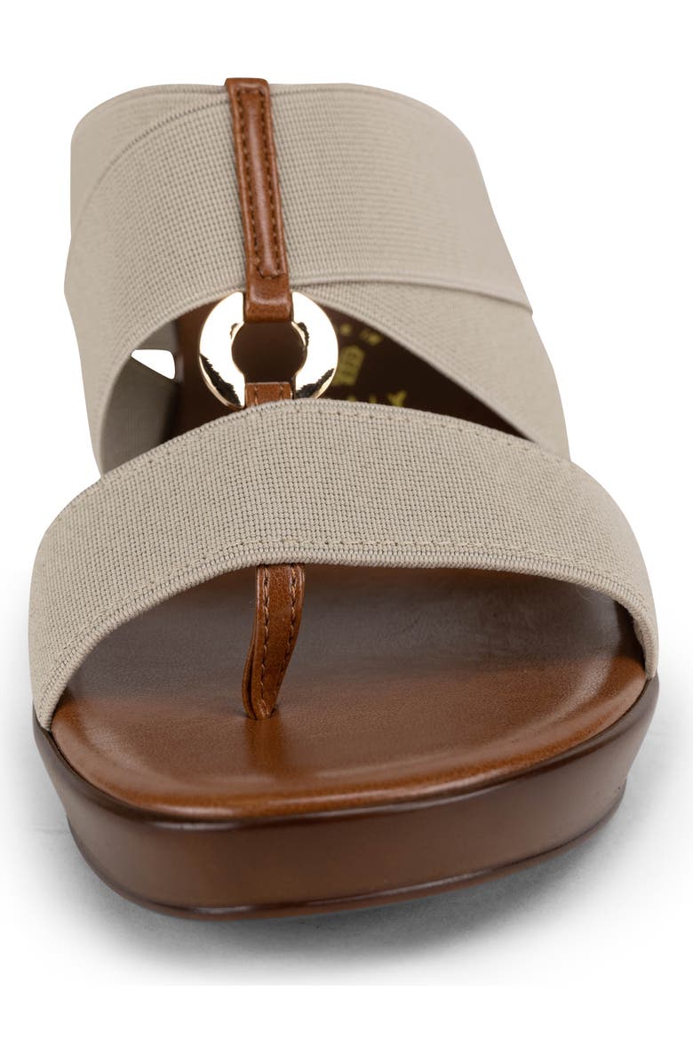 ITALIAN SHOEMAKERS Celsi Wedge Slide Sandal, Alternate, color, Taupe