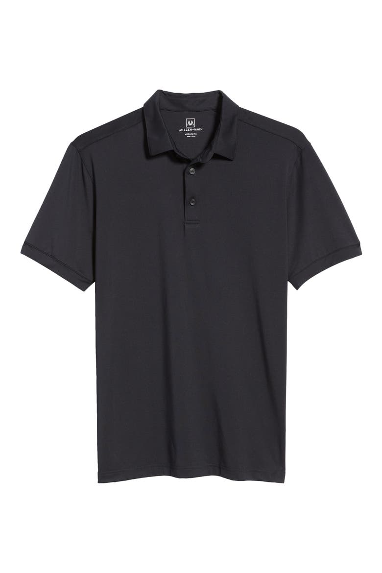 Men's Versa Solid Golf Polo, Alternate, color, BLACK
