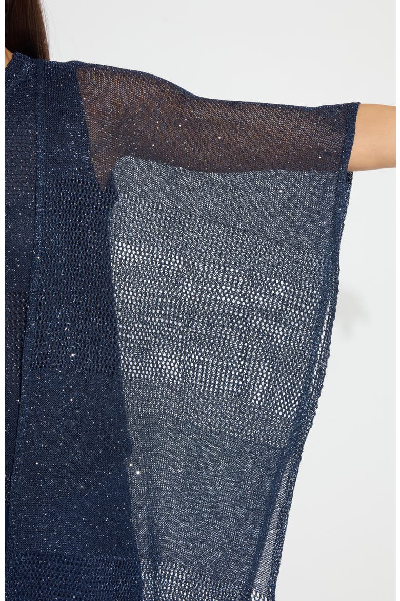 Riva Mesh Sequin Shrug, Alternate, color, CAPRI BLUE SEQUINS