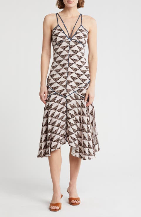 Night Patchwork Maxi Dress