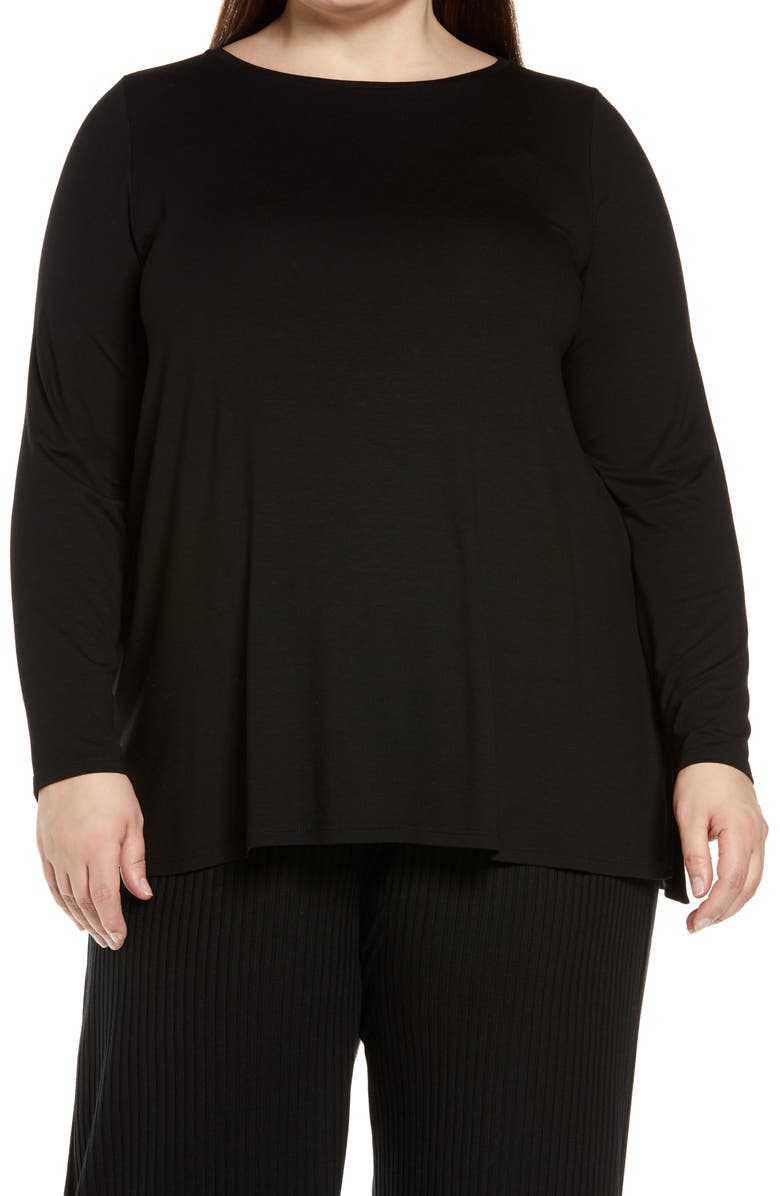 Eileen Fisher Long Sleeve Top, Main, color,
