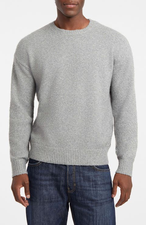 Bouclé Crewneck Sweater