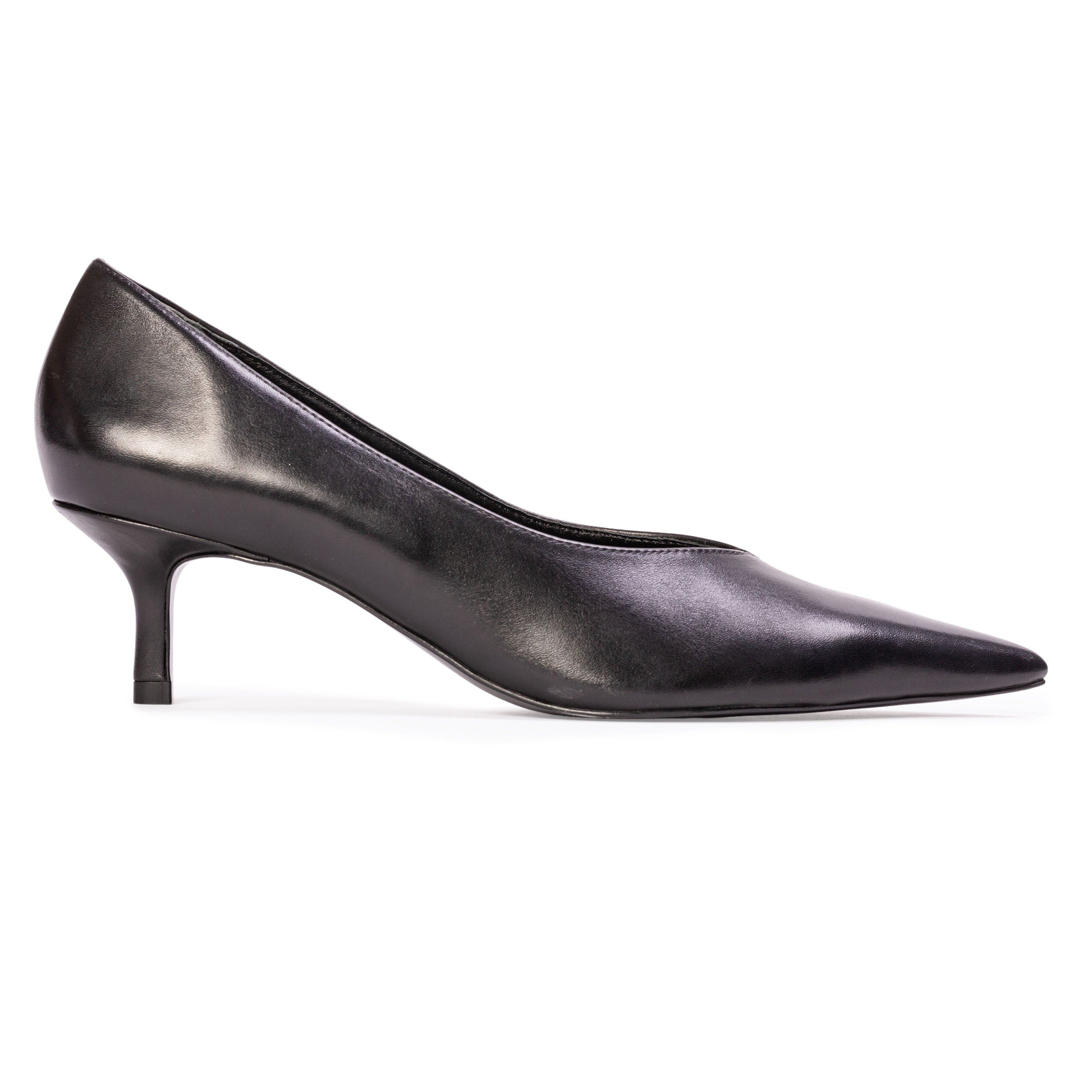 Briar 50 Leather Pump, Main, color, Black Leather
