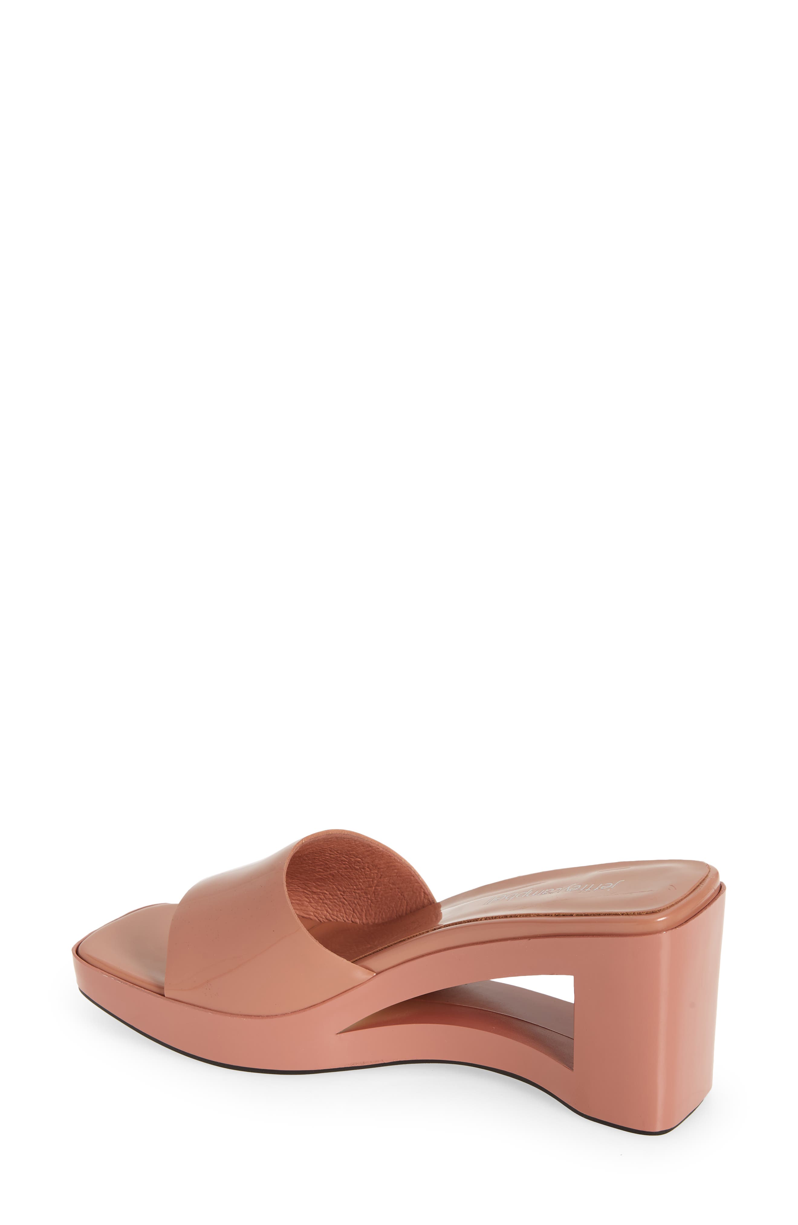 Jeffrey Campbell Shaggy Wedge Slide Sandal, Alternate, color, 