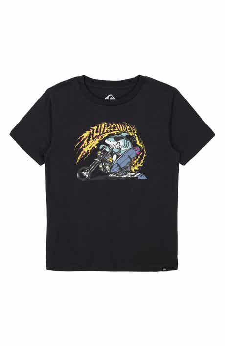 Quiksilver Kids' Chopper Shark Cotton Graphic T-Shirt