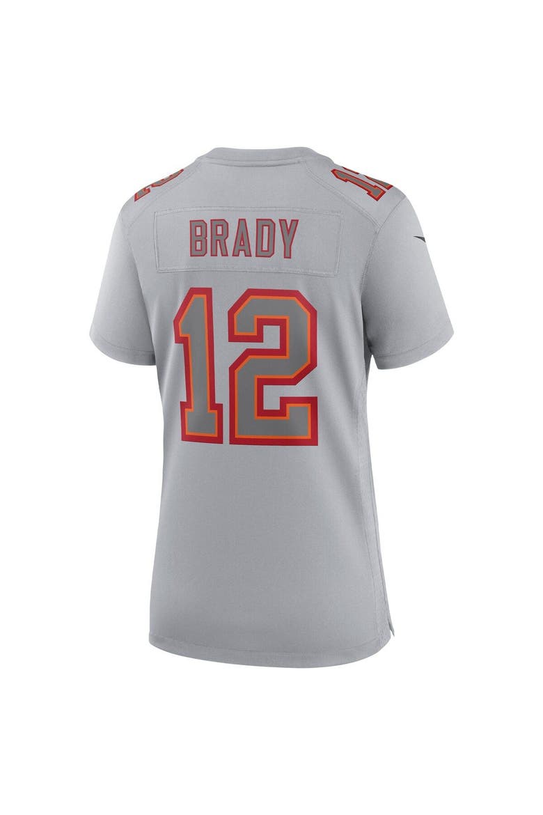 Women's Nike Tom Brady Gray Tampa Bay Buccaneers Atmosphere Fashion Game Jersey, Alternate, color, Gray