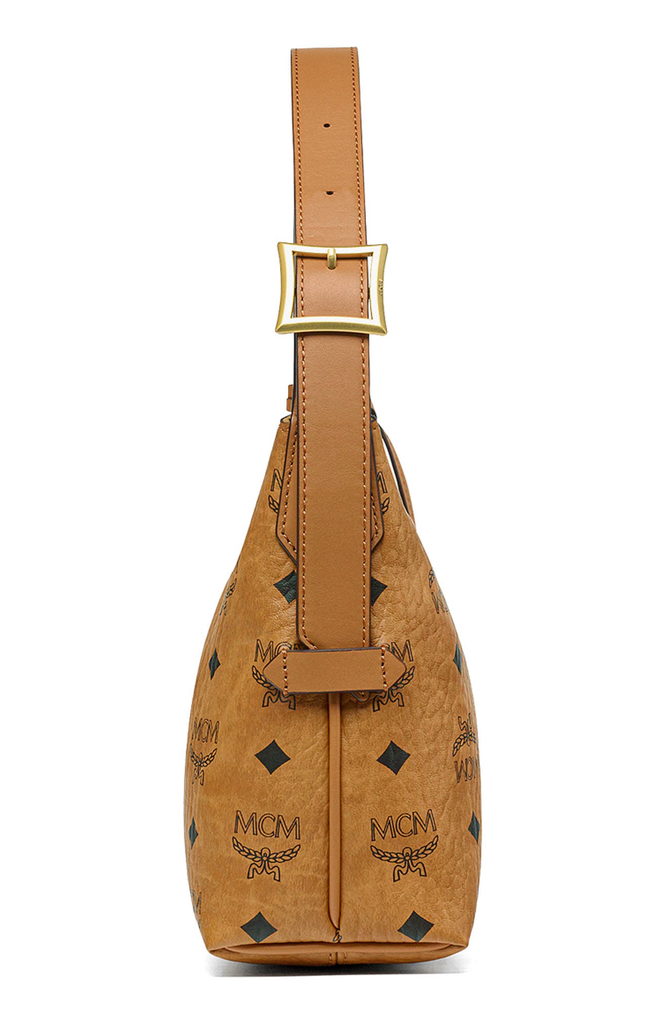 Aren Hobo in Visetos, Alternate, color, COGNAC