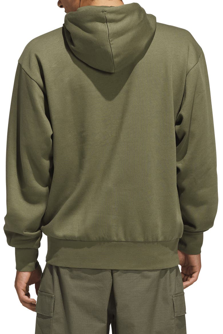 Logo Graphic Camo Hoodie, Alternate, color, OLIVE STRATA
