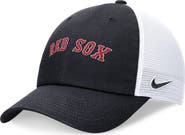 Nike Men's Nike Navy Boston Red Sox Evergreen Wordmark Trucker Adjustable Hat