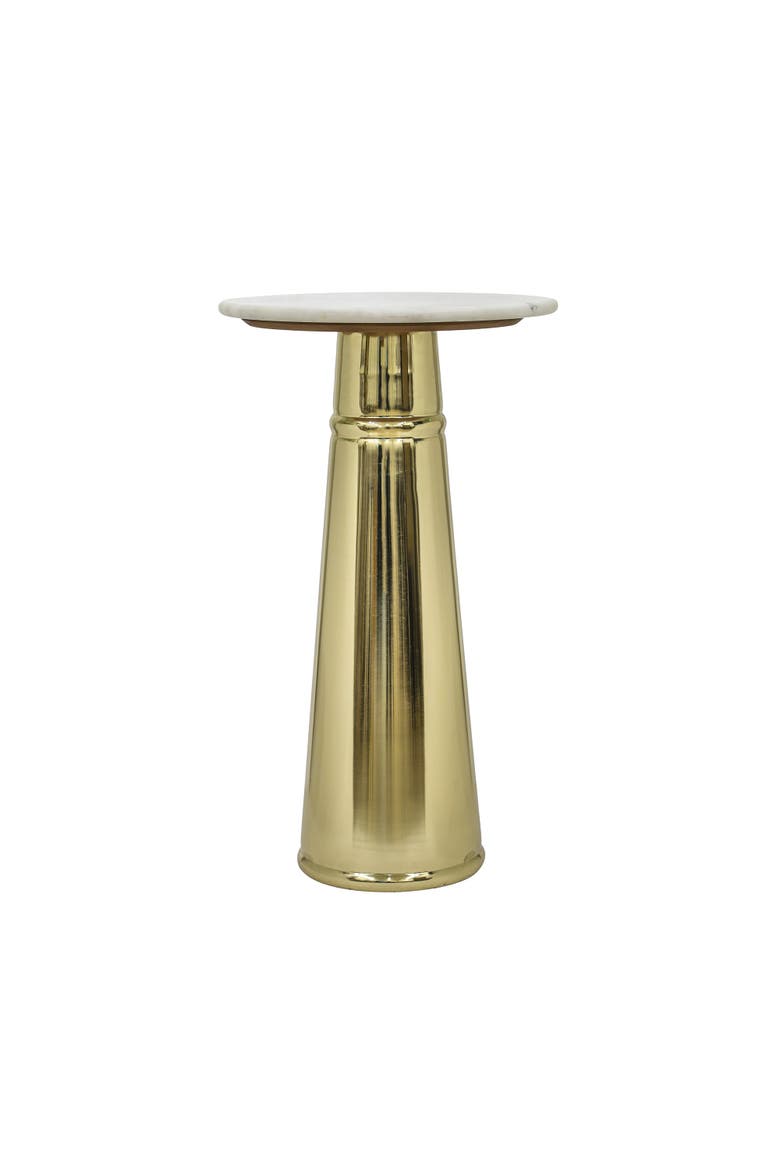 Side Table | Marble Top | Modern Design, Main, color, White