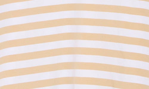 CASLON CASLON® STRIPE COTTON V-NECK T-SHIRT