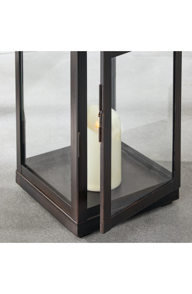 Napa Home & Garden Colby Outdoor Lantern, Alternate, color, Brown