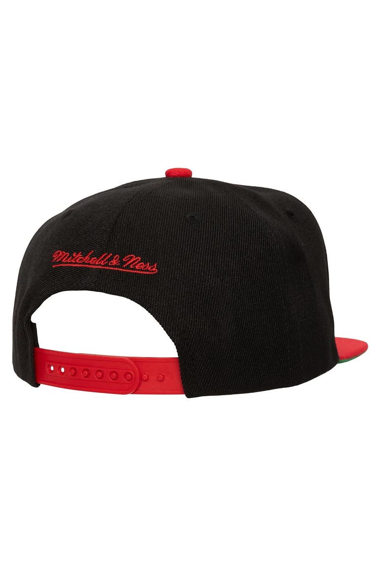 Men's Mitchell & Ness Black Philadelphia Phillies Rise Up Snapback Hat, Alternate, color, Black