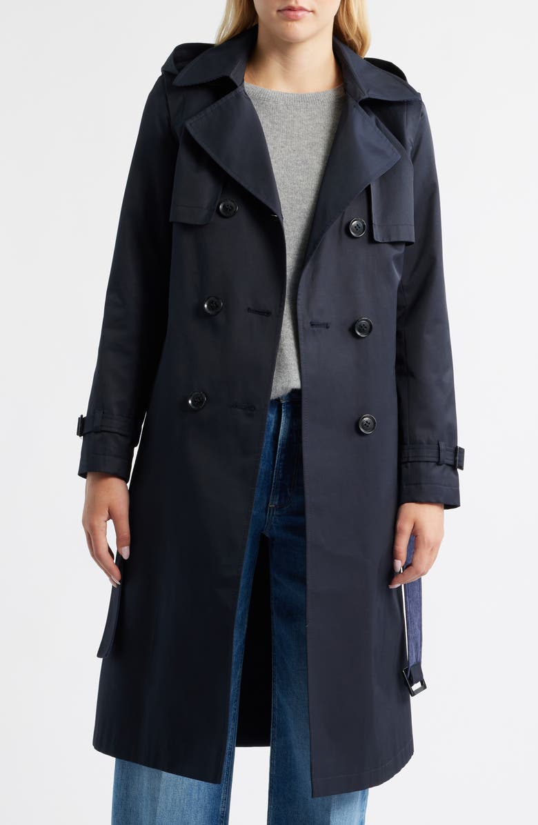 Double Breasted Belted Trench Coat