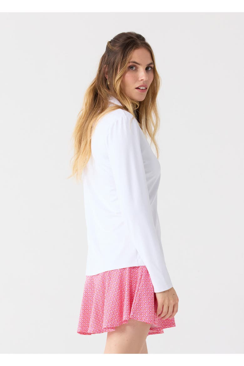 Pique Flounce Skort, Alternate, color, Amelia Island