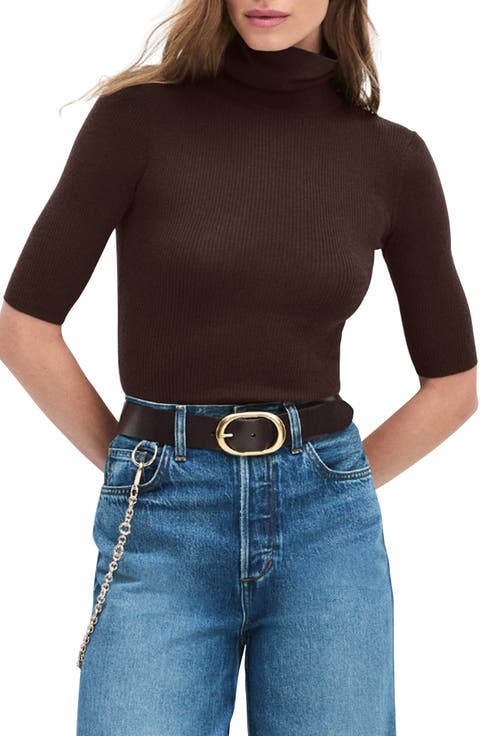 The Amelia Merino Wool Turtleneck Top