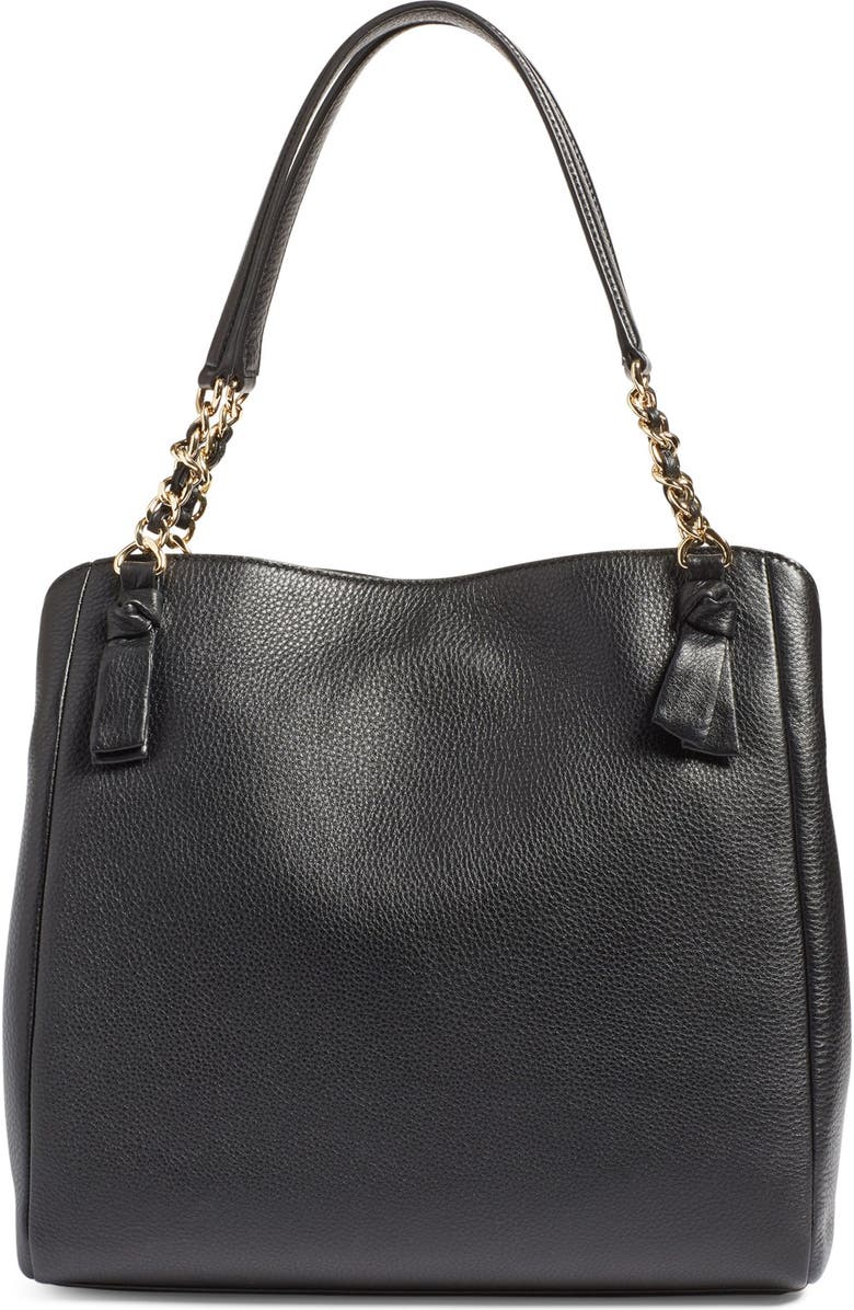 Tory Burch 'Harper' Leather Tote, Alternate, color,